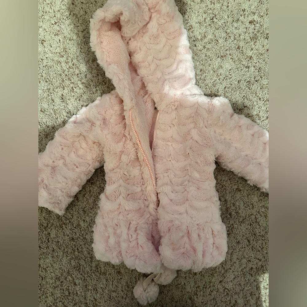Girls American widgeon size 18 months pale pink jacket in great condition